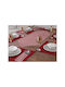 Oriana Ferelli Placemats Tesatura Roșu 110x40cm 6buc