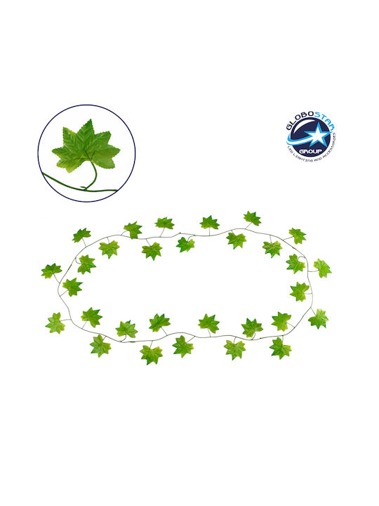 Decorative Garland Maple Green 220cm GloboStar