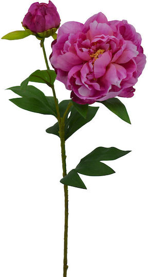 Декоративно изкуствено растение Peony Fuchsia 36бр InTheBox