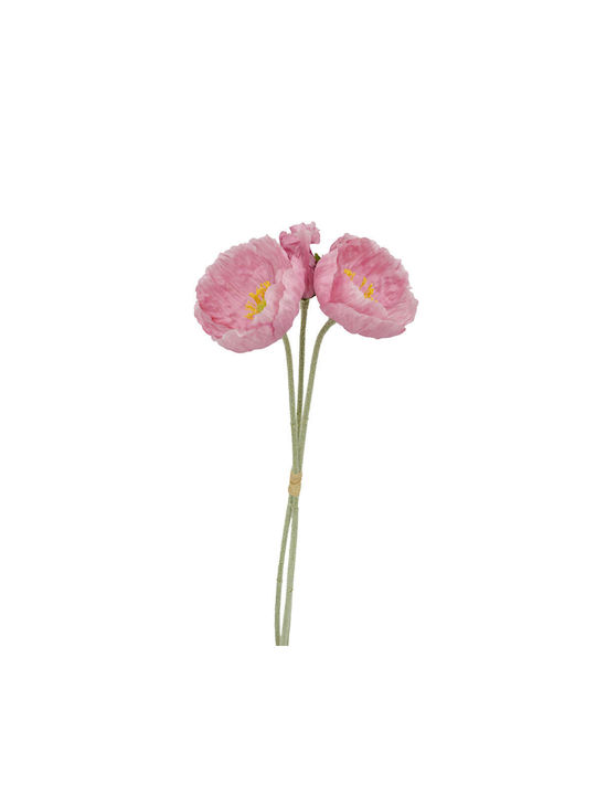 Decorative Artificial Flower Poppy Pink 12pcs InTheBox
