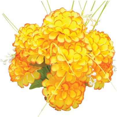 Blumenstrauß aus Hortensie 35cm 6 Stück AGC