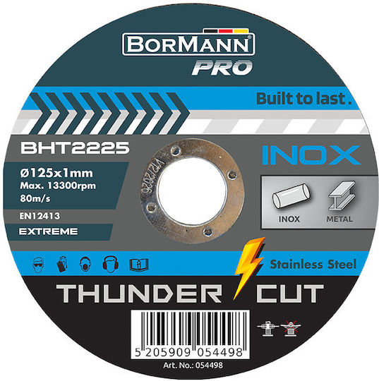Bormann BHT2225 Δίσκος Κοπής Μετάλλου 125mm 50τμχ