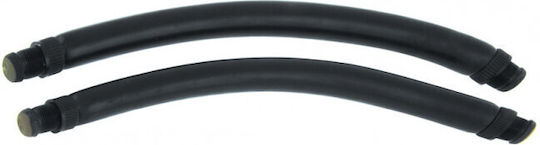 XDive Bandă de cauciuc pentru arbaletă cu conector Benzile de cauciuc pur latex pentru arbalete Φ16mm 32cm 1 bucată