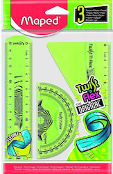 Maped Set 3 Instrumente Geometrice Plastice Twi...