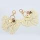 Kymi Christening Charm Keychain Beige 2pcs