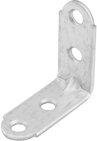 Galvanized Corner Shelf Silver 40x40mm 100pcs 01-1002