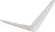 Strend Pro Raft de colț Robust din Metal în Culoare Alb 250x300mm 1buc 2210985