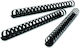 Rexel Kunststoff-Rücken / Spirale Buchbinden 22mm 100Stück 124402602