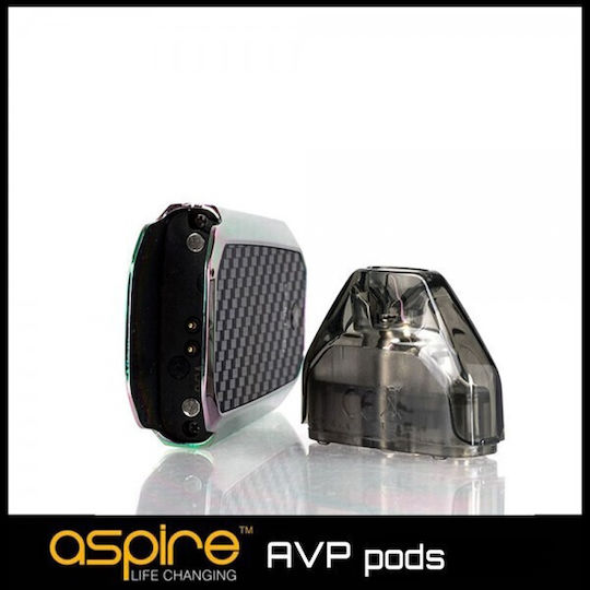Aspire AVP Ανταλλακτικά Pod 2τμχ 2ml με Αντίσταση 0.6ohm