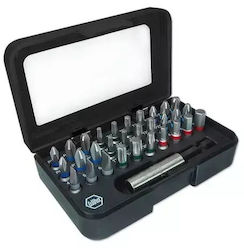 Wiha Set 31 Schraubendreher-Bits Kreuz / Stern / Torx