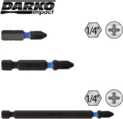 Helix Impact Torsion Screwdriver Bit Cross with Size PH2