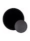HomeMarkt Round Table Surface HPL Black 70x70x1.2cm HM5842.21 2 Pieces