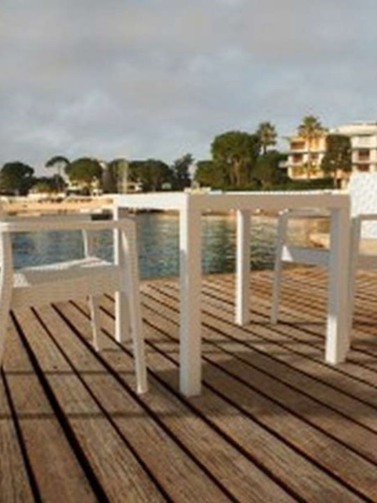Outdoor-Stuhl Polypropylen Ibiza White 58x59x87εκ.