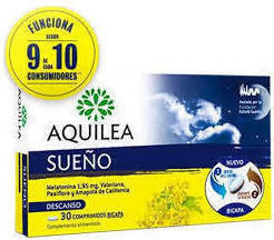 Aquilea Sueno 100mg Συμπλήρωμα για το Άγχος & τον Ύπνο 30 ταμπλέτες