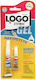 Logo Glue Gel Instant 2pcs 1gr Transparent