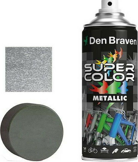 Bostik Den Braven Spray Farbe Super Metallic mit Metallisch Effekt Silber 400ml