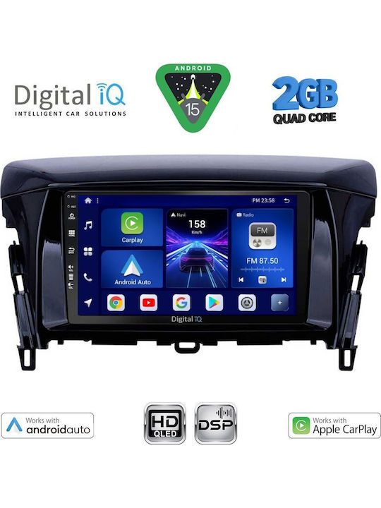 Digital IQ Car Audio System for Mitsubishi Eclipse Cross 2018 (Bluetooth/USB/WiFi/GPS/Apple-Carplay/Android-Auto) with Touch Screen 9"