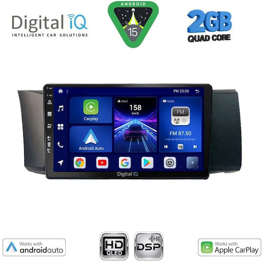 Digital IQ Car Audio System for Toyota GT86 Subaru BRZ 2012 (Bluetooth/USB/WiFi/GPS/Apple-Carplay/Android-Auto) with Touch Screen 9"