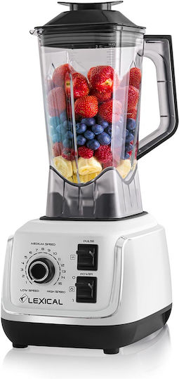 Lexical Μπλέντερ για Smoothies 2.5lt 1500W Λευκό LBL-1570-1