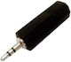 Converter 3.5mm / 6.3mm male to 3.5mm / 6.3mm female 10pcs 01.098.0023