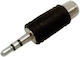 Converter 3.5mm / RCA male to 3.5mm / RCA female 10pcs 01.098.0035