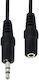 Converter 3.5mm male to 3.5mm female 5pcs 01.037.0515