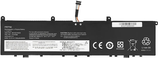 Mitsu Συμβατή Μπαταρία για Lenovo ThinkPad Lenovo L17C4P72 με 5180mAh
