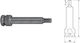 1'' Impact Socket Head External Hex Profile Single Piece Length 100 Mm 19