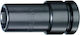 Impact Socket Head 1'' Drive Square Long Reduced Profile Wheels Size 30 Mm