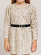 Beige Girls' Dress