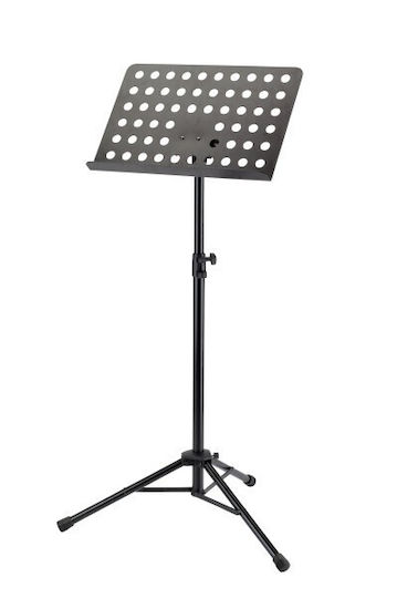 11940 Steel Music Stand Folding Desk 490x340x50mm Height Adjustment 740-1,270 Mm