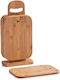 Zeller Rectangular Bamboo Chopping Board Set Brown 15x7cm 6pcs