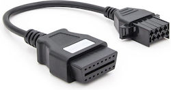 Techstar Cablu Adaptor Camion Volvo 8 Pin La Obd2 16 Pin