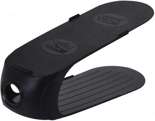 Excellent Houseware Bază Din Plastic Pentru Depozitarea Pantofilor Neagră 10.5x26.3x15cm 4 Bucăți