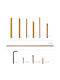 Relaxdays Floor Garment Rack made of Bamboo Beige 158.5x51cm