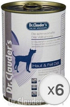 Dr.Clauders Υγρή Τροφή Σκύλων σε Κονσέρβα Διαίτης 6x400gr