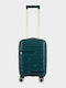 My Choice Travel Suitcase Cabin Hard Green with 4 Wheels Height 45cm