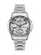 Lee Cooper Men's Watch 43mm Automatic With Silver Metal Bracelet