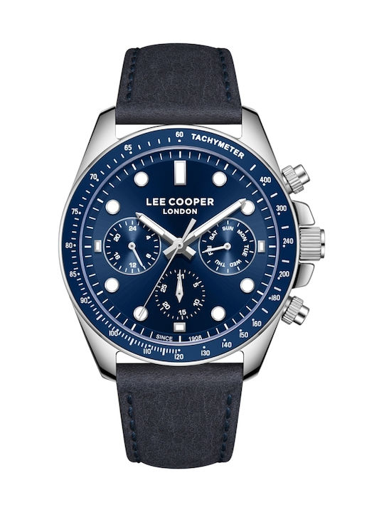 Lee Cooper Multifunction Ρολόι Μπαταρίας με Δερμάτινο Λουράκι