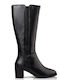 Leather Women's Boots Black
