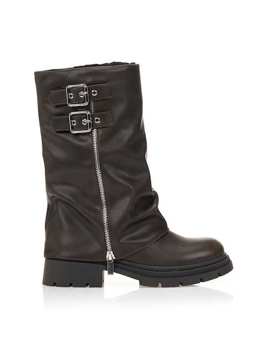 Tsoukalas Synthetic Leather Medium Heel Women's...