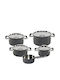 Zwilling J.A. Henckels Pure Cookware Cookware Set of Stainless Steel with Coating 5pcs