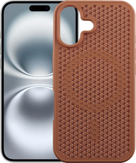 Idol 1991 Air Back Cover Σιλικόνης Καφέ (iPhone 16)