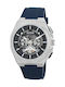 Raptor Men's Watch Automatic with Blue Metal Bracelet