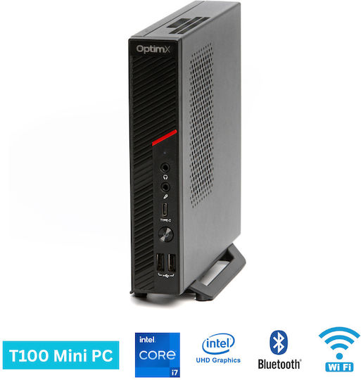 OptimX T100 H610 Mini PC (Core i7 14700/16GB DDR4/512GB SSD/Няма операционна система)