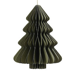Paper Green Champagne Gold Glitter Christmas Decorative Tree 40 Layers Height 15cm Decoris 709205 00054538 Paper Green Champagne Gold Glitter Christmas Decorative Tree 40 Layers Height 15cm Decoris 709205 00054538