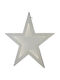 Iliadis Plastic Illuminated Christmas Decorative Hanging Star 3x3cm 2pcs