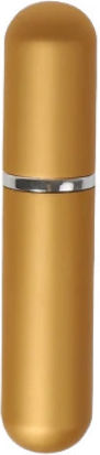 Glass Little Bottle 5 Ml Spray Perfume Matte Aluminum Case Gold