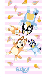 Bluey Ice Cream Πετσέτα Μπάνιου Πετσέτα Θαλάσσης 70x140 Cm Fast Dry Ροζ Bluey Ice Cream Πετσέτα Μπάνιου Πετσέτα Θαλάσσης 70x140 Cm Fast Dry Ροζ
