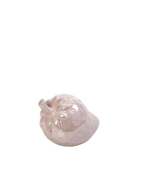 Ceramic Pink Strawberry 9.5x7.7cm Set of 6 Pieces Espiel